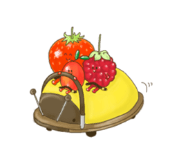 sweet vegetables and fruits 2 sticker #10811303