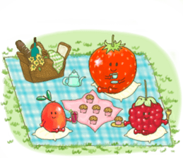 sweet vegetables and fruits 2 sticker #10811323
