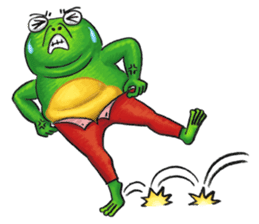 Gaga Penny Frog 3- Unyielding Frog sticker #10811860