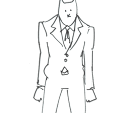 Mr. Hard Boiled Nekosan sticker #10811998