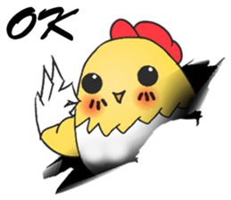 Rooster Annunciation sticker #10812216