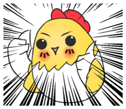 Rooster Annunciation sticker #10812217