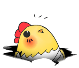 Rooster Annunciation sticker #10812222