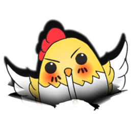 Rooster Annunciation sticker #10812228