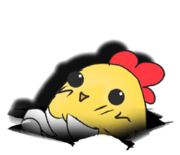 Rooster Annunciation sticker #10812229