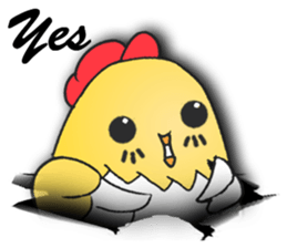 Rooster Annunciation sticker #10812230