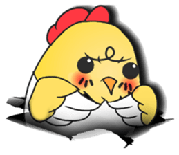 Rooster Annunciation sticker #10812232