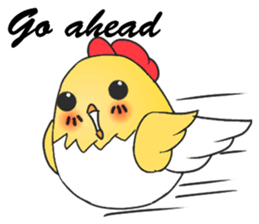 Rooster Annunciation sticker #10812238