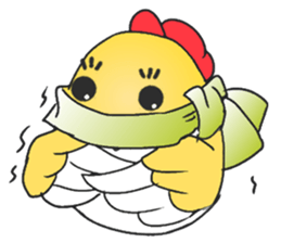 Rooster Annunciation sticker #10812241