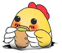 Rooster Annunciation sticker #10812242