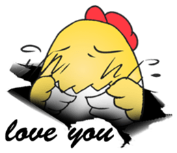 Rooster Annunciation sticker #10812244