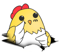 Rooster Annunciation sticker #10812246