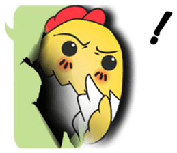 Rooster Annunciation sticker #10812247