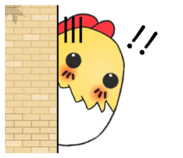 Rooster Annunciation sticker #10812252