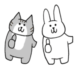 Cute funny animals sticker #10812298