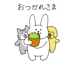 Cute funny animals sticker #10812302