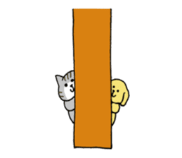 Cute funny animals sticker #10812324