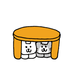 Cute funny animals sticker #10812327