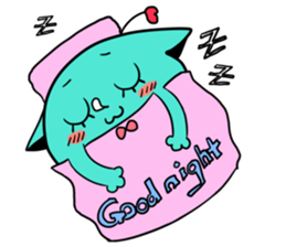 A Lovely Charming Cat sticker #10812976