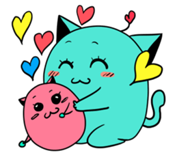 A Lovely Charming Cat sticker #10812984