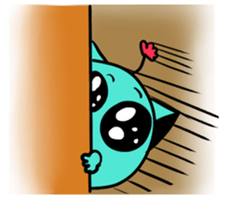 A Lovely Charming Cat sticker #10812988