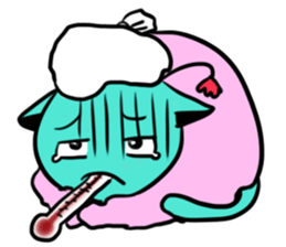 A Lovely Charming Cat sticker #10812989