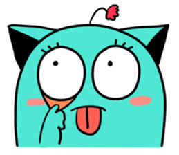 A Lovely Charming Cat sticker #10812992