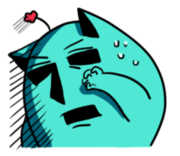 A Lovely Charming Cat sticker #10812995