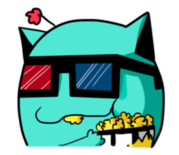 A Lovely Charming Cat sticker #10813006