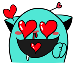 A Lovely Charming Cat sticker #10813012