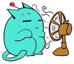 A Lovely Charming Cat sticker #10813014