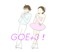 Stickers for figure skating fans sticker #10813460