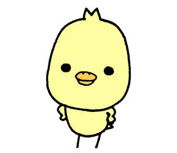 Chick of Naniwa2...Letter a bit sticker #10813538