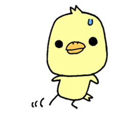 Chick of Naniwa2...Letter a bit sticker #10813558