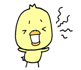 Chick of Naniwa2...Letter a bit sticker #10813564