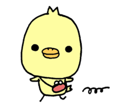 Chick of Naniwa2...Letter a bit sticker #10813568