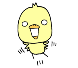 Chick of Naniwa2...Letter a bit sticker #10813571