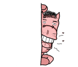 Rocky, the pink horse sticker #10814337
