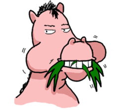 Rocky, the pink horse sticker #10814338
