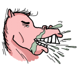 Rocky, the pink horse sticker #10814341