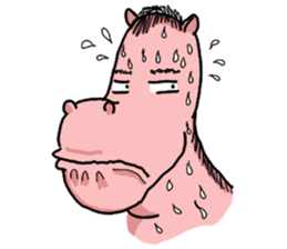 Rocky, the pink horse sticker #10814343