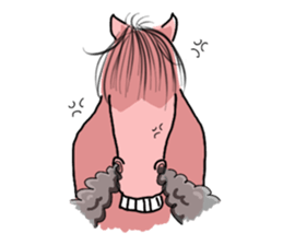 Rocky, the pink horse sticker #10814350