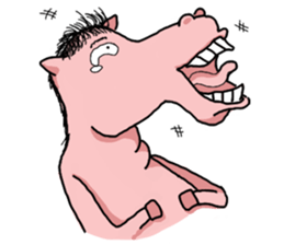 Rocky, the pink horse sticker #10814352