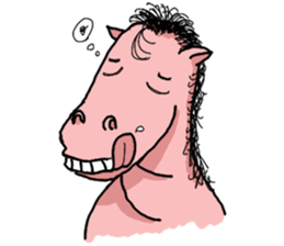Rocky, the pink horse sticker #10814361