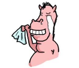Rocky, the pink horse sticker #10814363