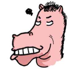 Rocky, the pink horse sticker #10814367