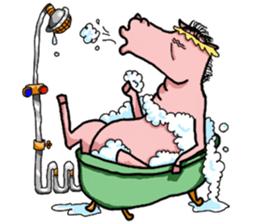 Rocky, the pink horse sticker #10814368