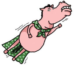 Rocky, the pink horse sticker #10814370