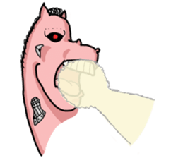 Rocky, the pink horse sticker #10814373