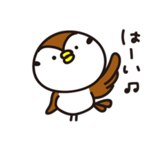 Pippi Sparrow2 sticker #10814936